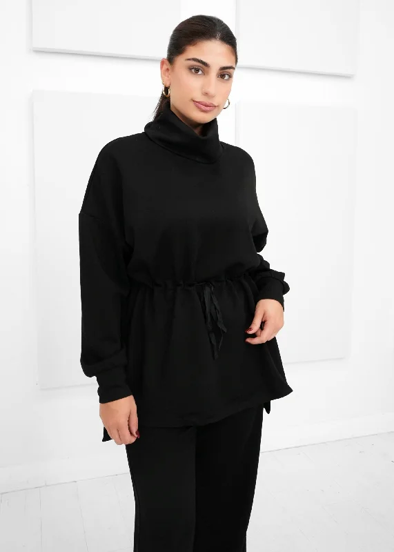 Luxe Modal - Long Sleeve Mock Neck Tunic