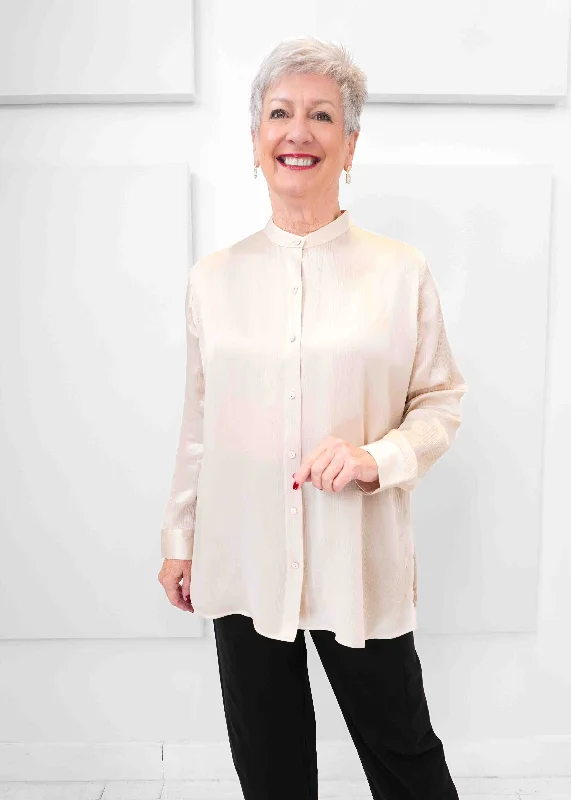 Eileen Fisher - Silk Collar Shirt