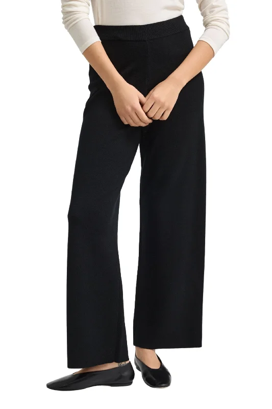 WIDE LEG KNIT PANT - 5084