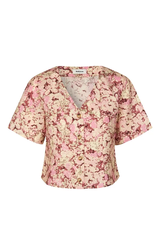 Forudbestilling - Modström - Meliamd Print Top - 11507 Pink Blossom