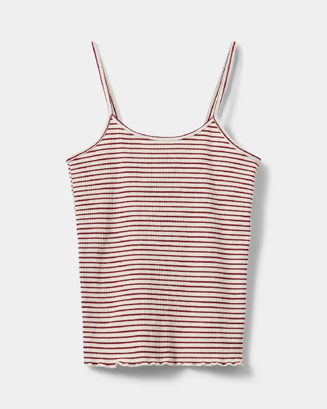 FAUNASW TOP - Red Striped