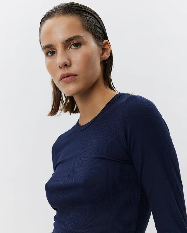 PETRICIASW T-SHIRT LONG SLEEVE - Navy