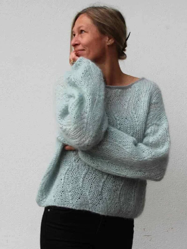 No 18 sweater by VesterbyCrea, knitting pattern (UK, DE)