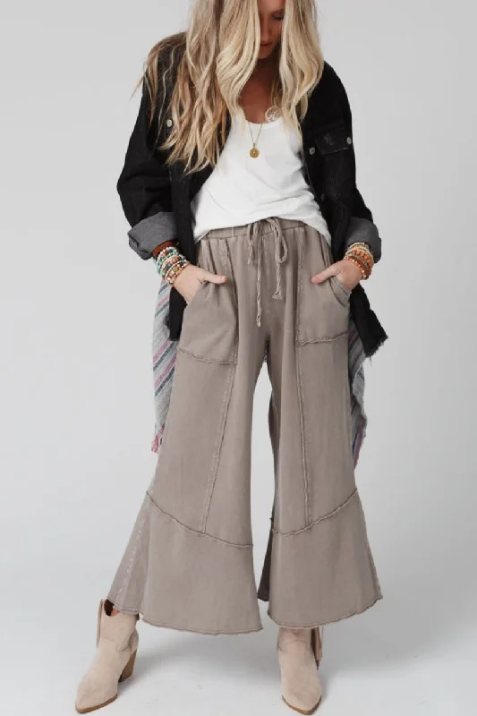 Feeling Good Wide Leg Pant - Taupe